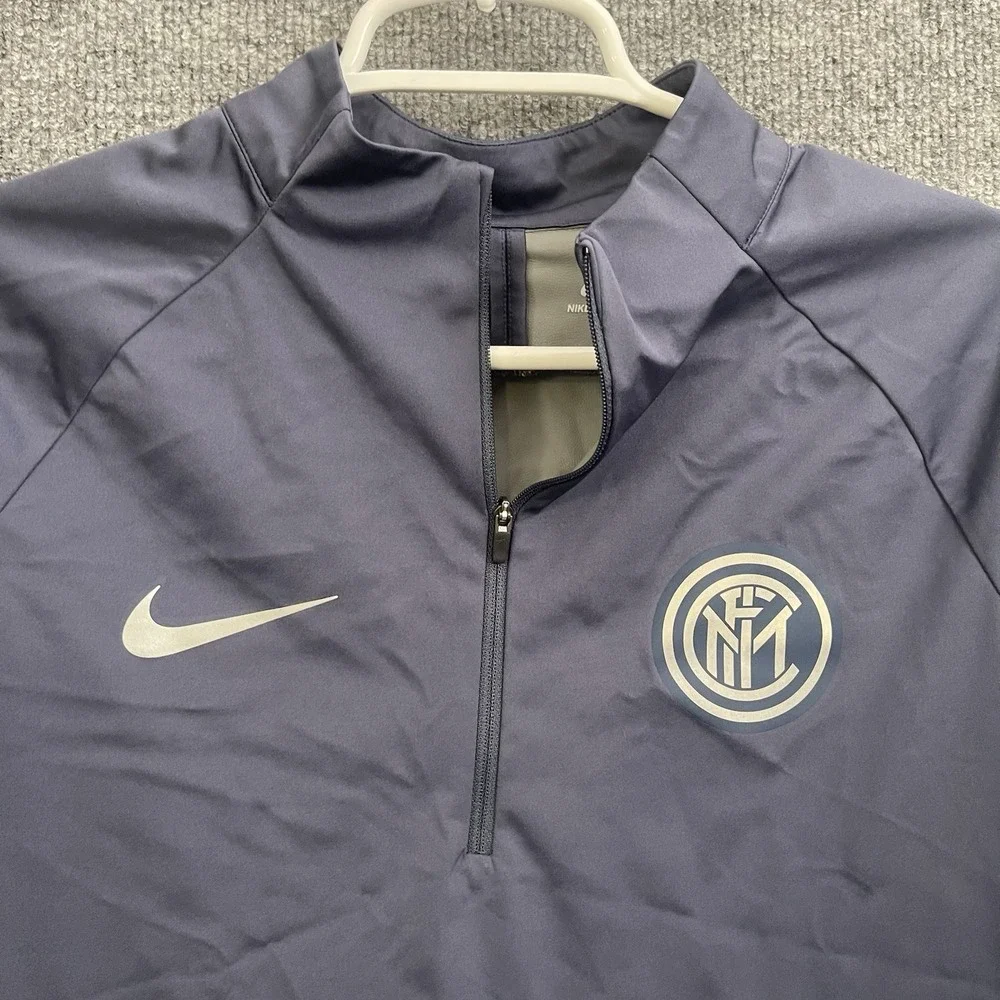 Inter Milan Internazionale Football Nike Shield Jacket Mens Sz M Pullover